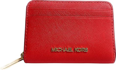 michael kors dark sangria|Michael Kors Jet Set Travel Medium Zip Around Card Case (Dark .